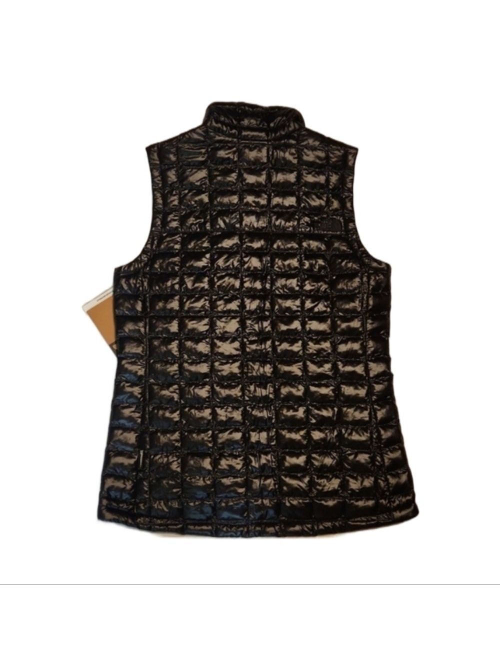 The North Face ThermoBall Eco Black Glossy Quilted Vest (W Size SP Slim Fit) - Picture 2 of 14